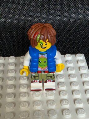 Lego New Mateo - Z-Blob Shirt Blue Puffer Vest Minifigure 2023 Collectible Toy